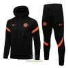 Chelsea Black Orange Version Felpe con Cappuccio da Allenamento 2022-23 per Uomo